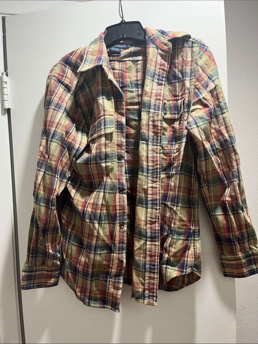 Ralph Lauren Multicolor Plaid Button-Down Shirt Jacket